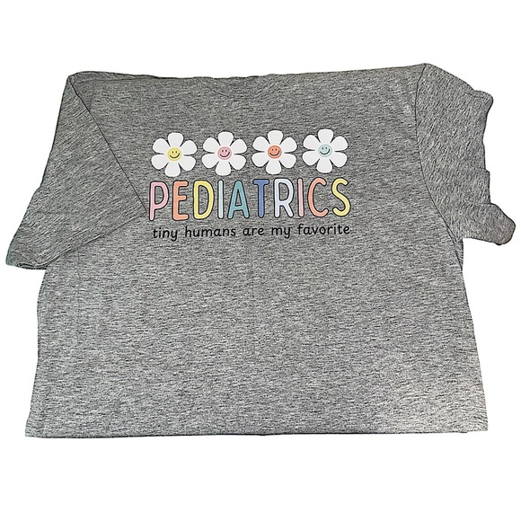 Gray Pediatrics Graphic T-Shirt CUSTOM MADE HAND CRAFTED size LARGE - Picture 1 of 3